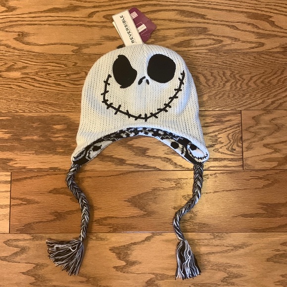 Nightmare Before Christmas Reversible Beanie - Picture 1 of 2